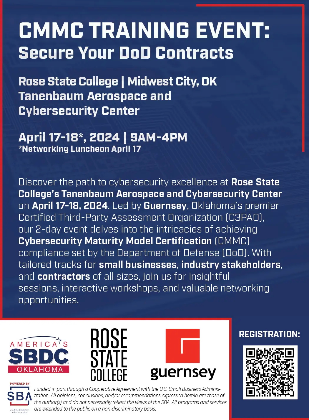 Elevate Your CMMC Knowledge with Guernsey’s Exclusive 2-Day Training Event1